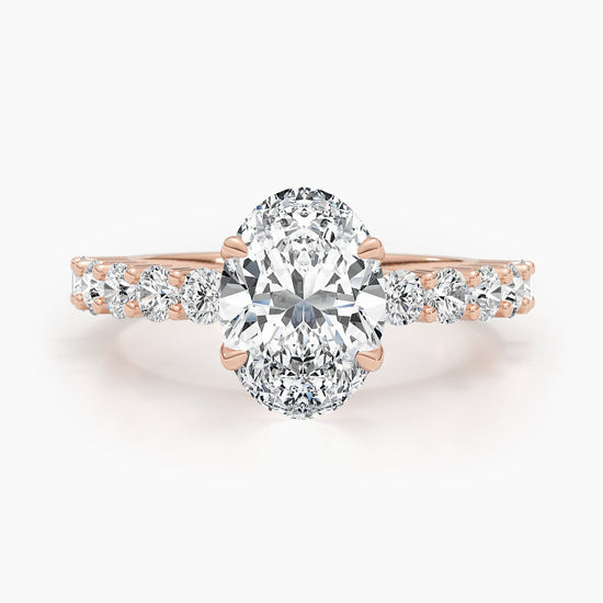 2.79 CT Oval Solitaire CVD E/VS Diamond Engagement Ring 6