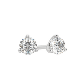 0.50 CT-4.0 CT Round Solitaire CVD F/VS Diamond Earrings 3
