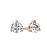 0.50 CT-4.0 CT Round Solitaire CVD F/VS Diamond Earrings 7