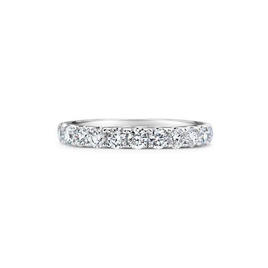1.5 CT Round Full Eternity CVD EF/VVS Diamond Wedding Band 1