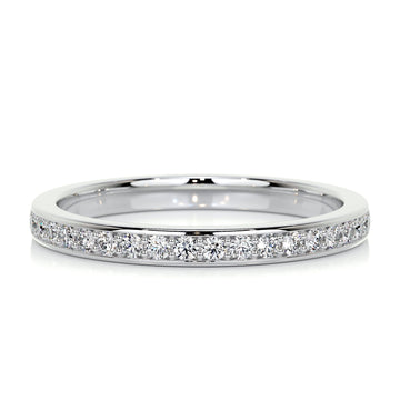 0.2 CT Round Half Eternity CVD EF/VVS Diamond Wedding Band 1