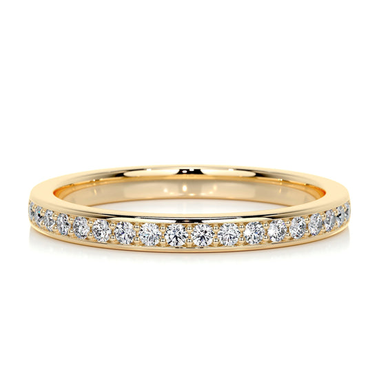 0.2 CT Round Half Eternity CVD EF/VVS Diamond Wedding Band 7