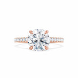 1.20 CT Round Shaped Moissanite Solitaire Style Engagement Ring 4