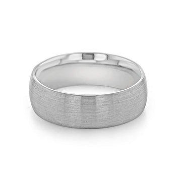 Brushed Finish Classic Men's Wedding Band 1