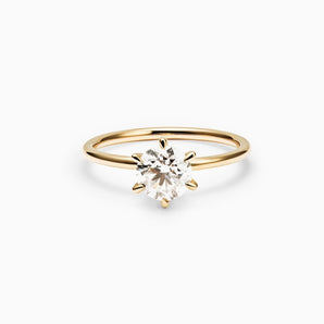 1.02 CT Round Solitaire CVD E/VS1 Diamond Engagement Ring 2
