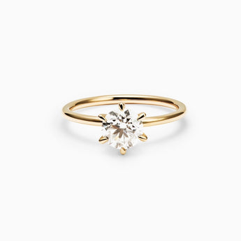 1.0 CT Round Solitaire CVD E/VS1 Diamond Engagement Ring 7