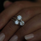 1.0 CT Round Solitaire CVD E/VS1 Diamond Engagement Ring 12