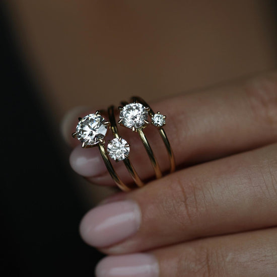 1.50 CT Round Solitaire CVD E/VS2 Diamond Engagement Ring 8