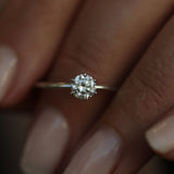 0.50 CT Round Solitaire CVD G/VVS2Diamond Engagement Ring 2