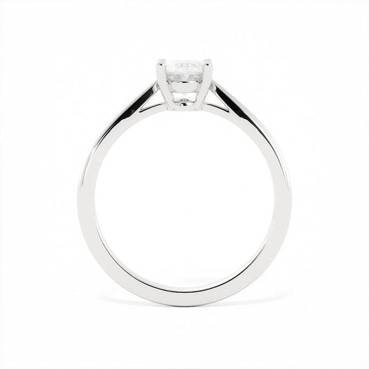 0.82 CT Oval Solitaire G/VS2 Diamond Engagement Ring 2