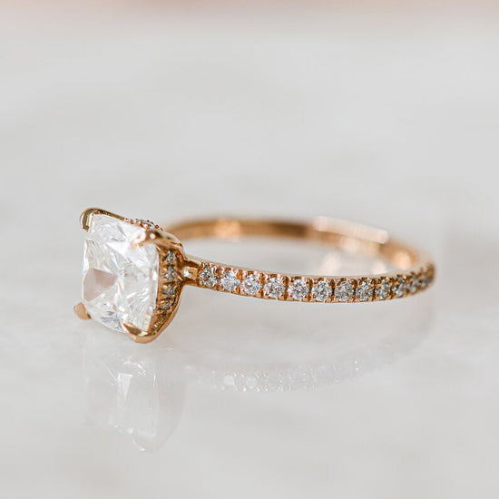 2.03 CT Cushion Solitaire E/VS2 Diamond Engagement Ring 2