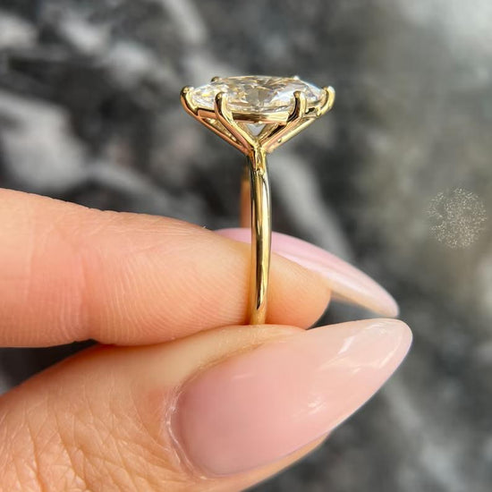 2.0 CT Marquise Solitaire CVD F/VS1 Diamond Engagement Ring 3