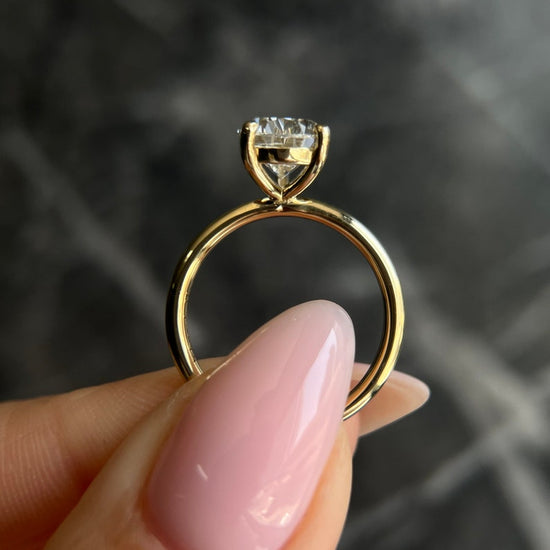 2.0 CT Pear Solitaire CVD F/VS2 Diamond Engagement Ring 5