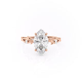 1.58 CT Marquise Cut Solitaire Twig Style Moissanite Engagement Ring 11