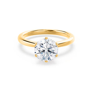 1.50 CT Round Shaped Moissanite Solitaire Style Engagement Ring 7