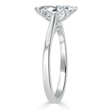 1.0 CT Marquise Cut Solitaire Moissanite Engagement Ring 3